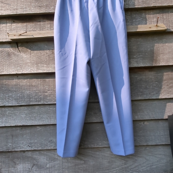 Alfred Dunner Womens 12 Pants Pull On Elastic Waist Slant Pockets Lilac - Picture 9 of 11